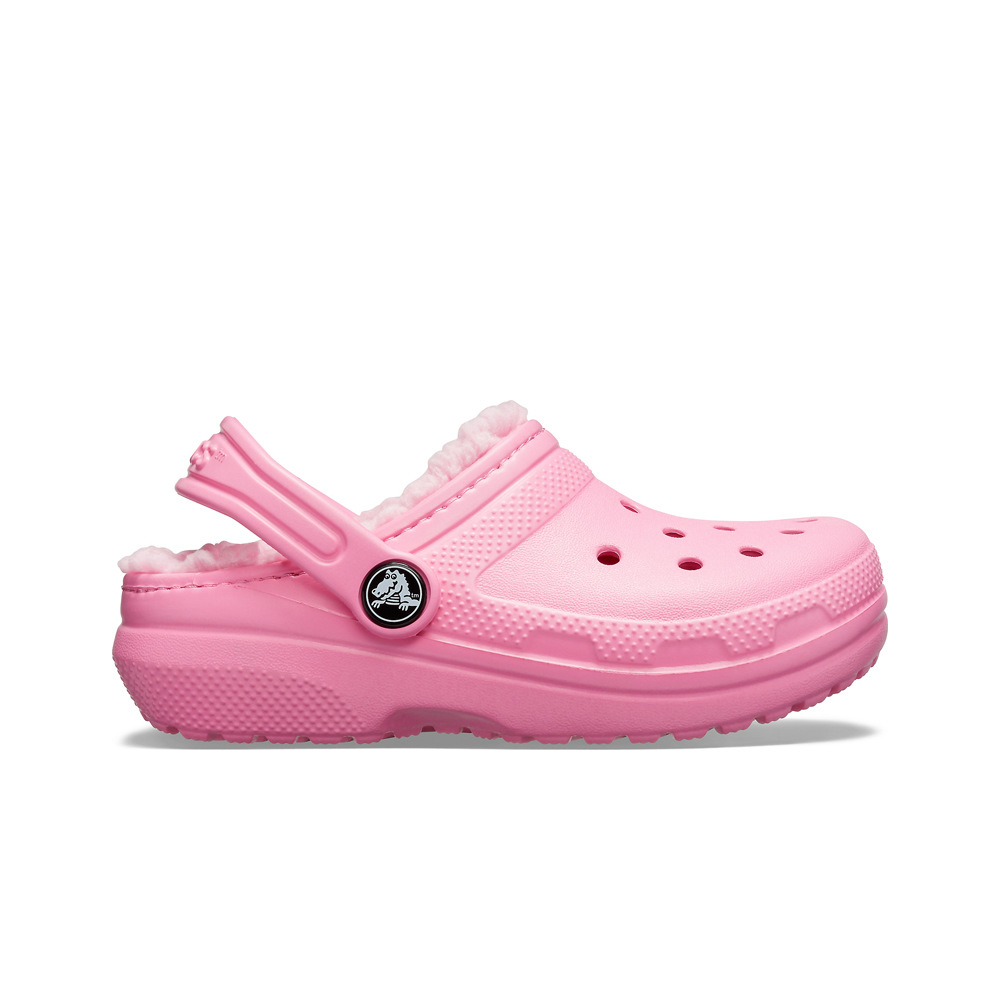 Crocs zueco niño Classic Lined Clog K lateral exterior