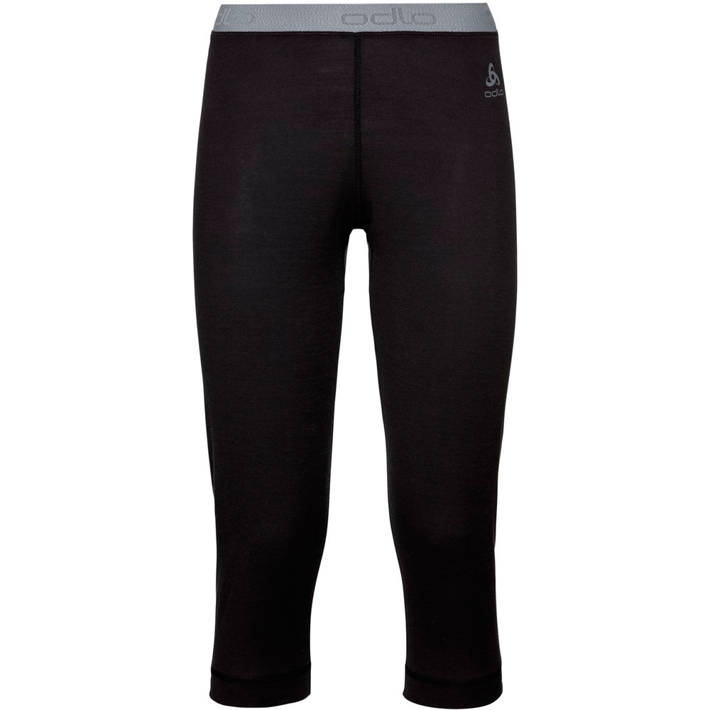 Odlo pantalón térmico mujer BL Bottom 3/4 NATURAL 100% MERINO WARM vista frontal