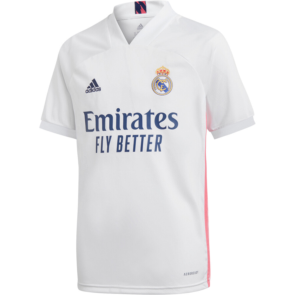 adidas camiseta de fútbol oficiales niño R.MADRID 21 H JSY Y vista frontal