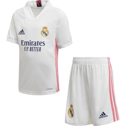 adidas Real Madrid 20/21 Primera Equipación blanco equipación fútbol niño