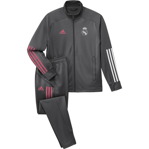 Ennegrecer ponerse nervioso Orden alfabetico adidas R.madrid 21 Tk Suit Y gris chandals fútbol niño | Forum Sport