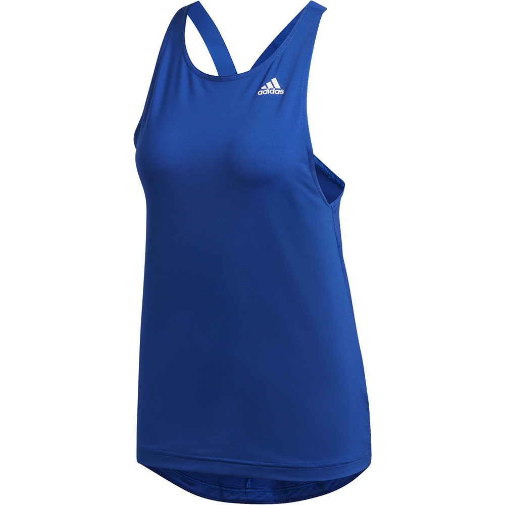 adidas camiseta tirantes fitness mujer W D2M AOP TK vista frontal