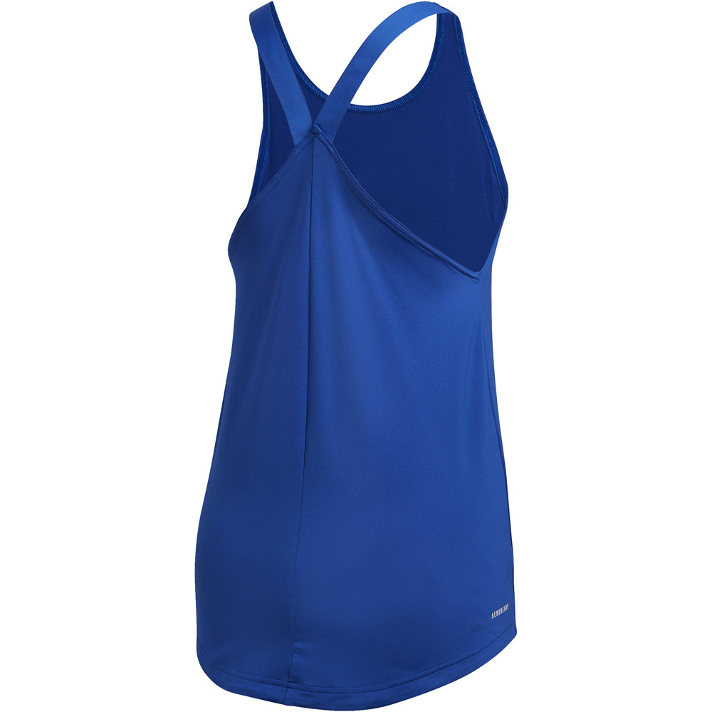 adidas camiseta tirantes fitness mujer W D2M AOP TK vista trasera