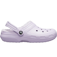 Crocs zueco mujer CLASSIC LINED CLOG lateral exterior