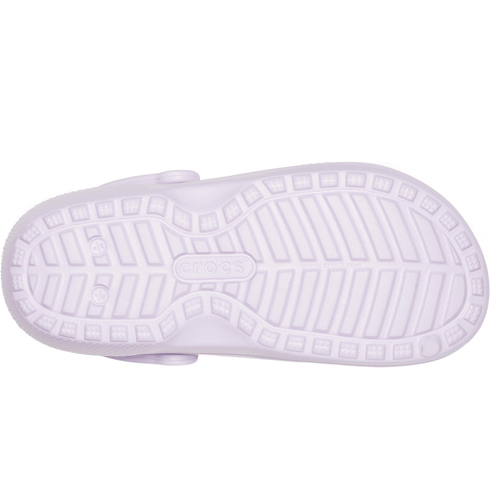 Crocs zueco mujer CLASSIC LINED CLOG lateral interior