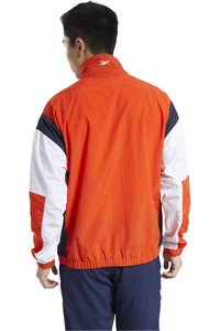 Reebok sudadera hombre TE LL WOVEN JACKET vista trasera