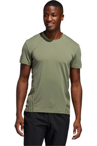 adidas camiseta fitness hombre AERO 3S TEE vista frontal
