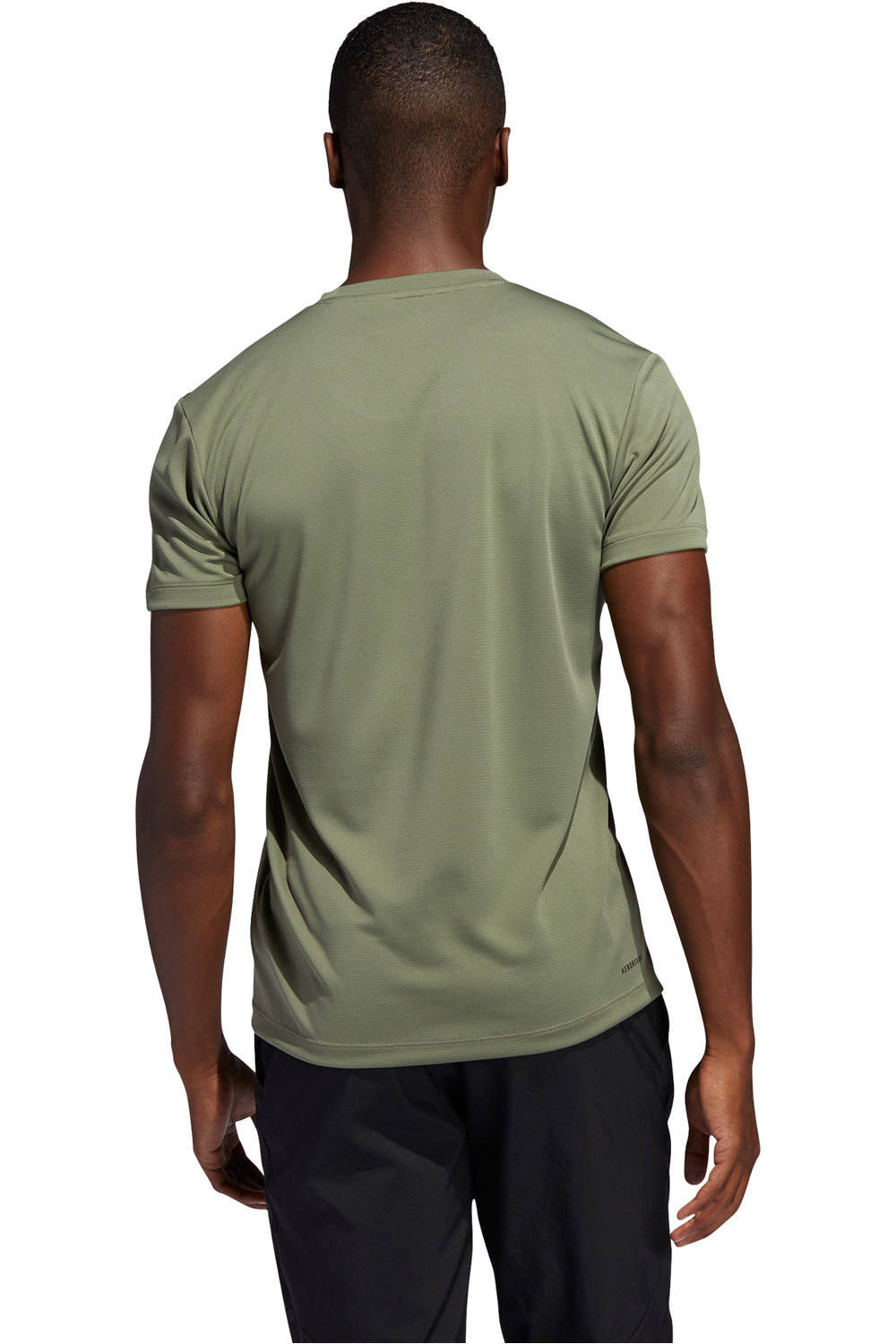 adidas camiseta fitness hombre AERO 3S TEE vista trasera