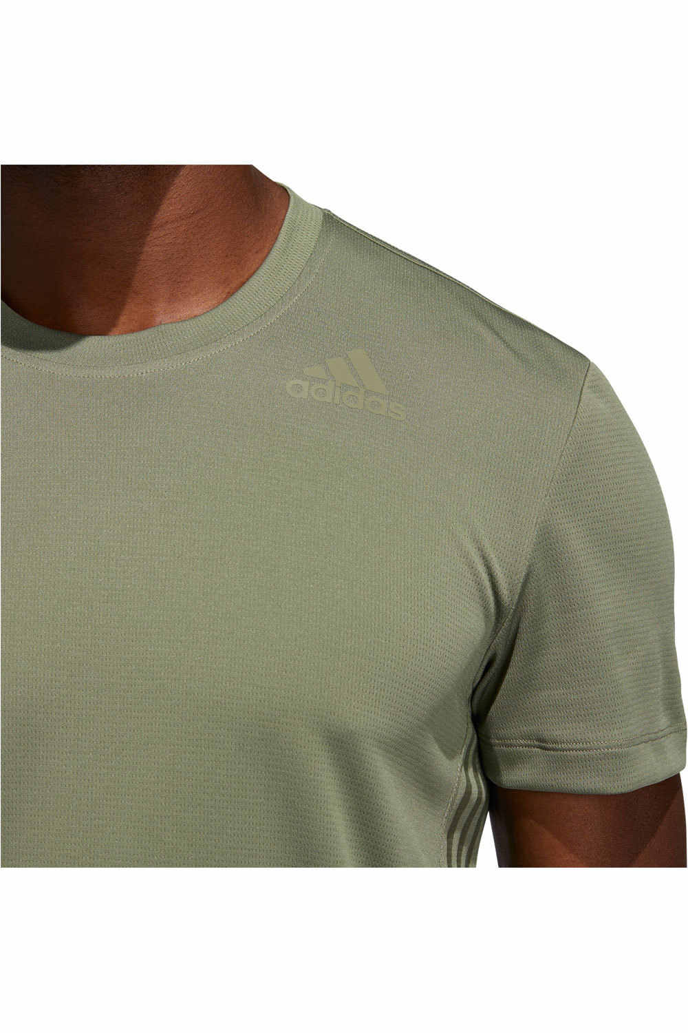 adidas camiseta fitness hombre AERO 3S TEE vista detalle