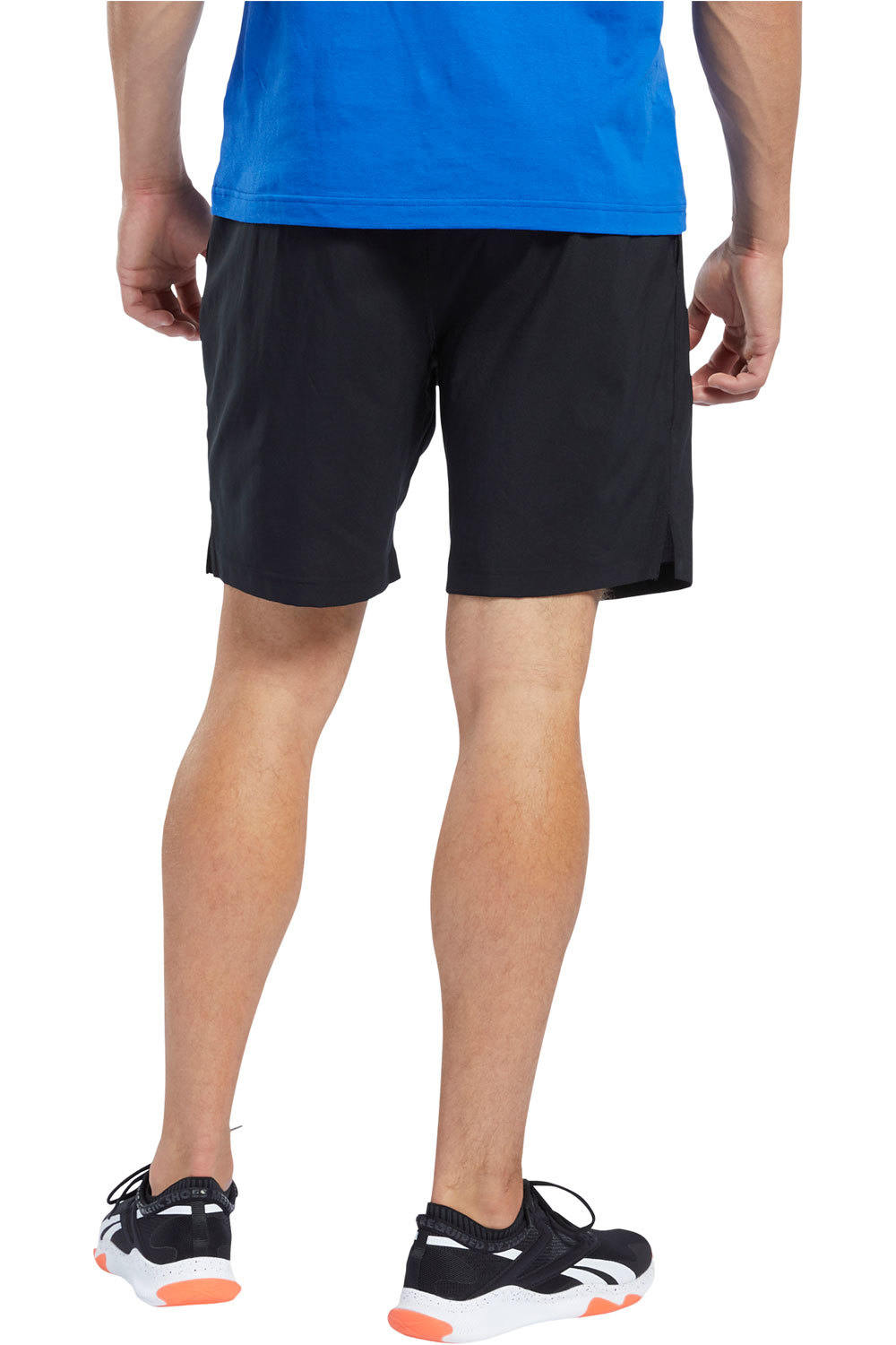 Reebok pantalón corto fitness hombre WOR COMM WOVEN SHORT vista trasera