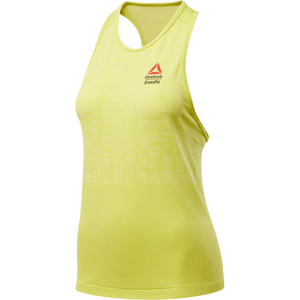 Reebok Camiseta Xfit Mujer RC MyoKnit Tank Games lateral exterior