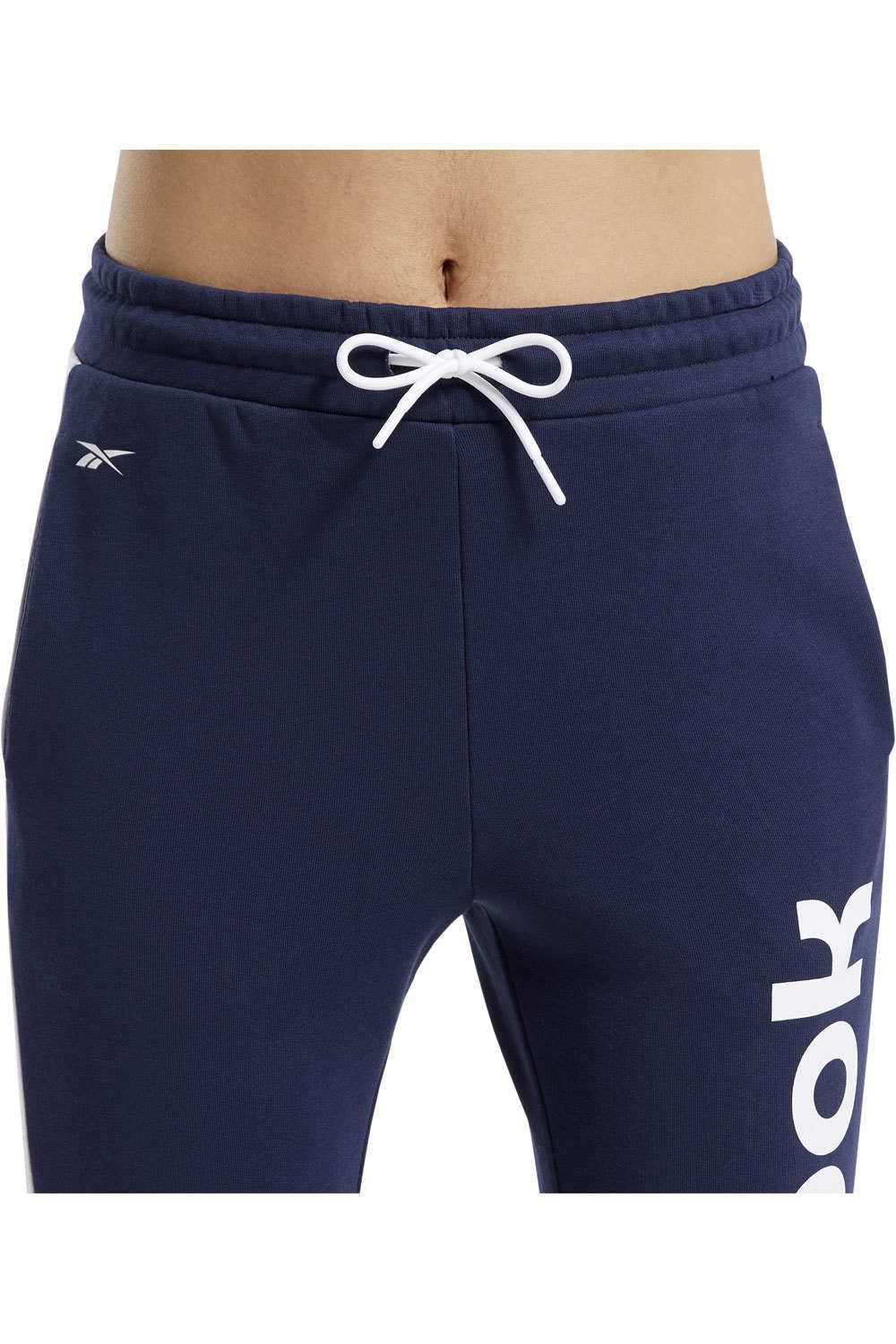 Reebok pantalón mujer TE Linear Logo FT Pant vista detalle