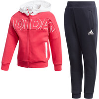 adidas chándal junior niña LK FZ HDY SET vista frontal