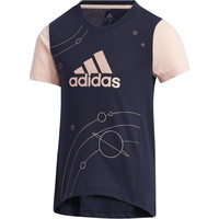 adidas camiseta junior niña LG PES TEE vista frontal