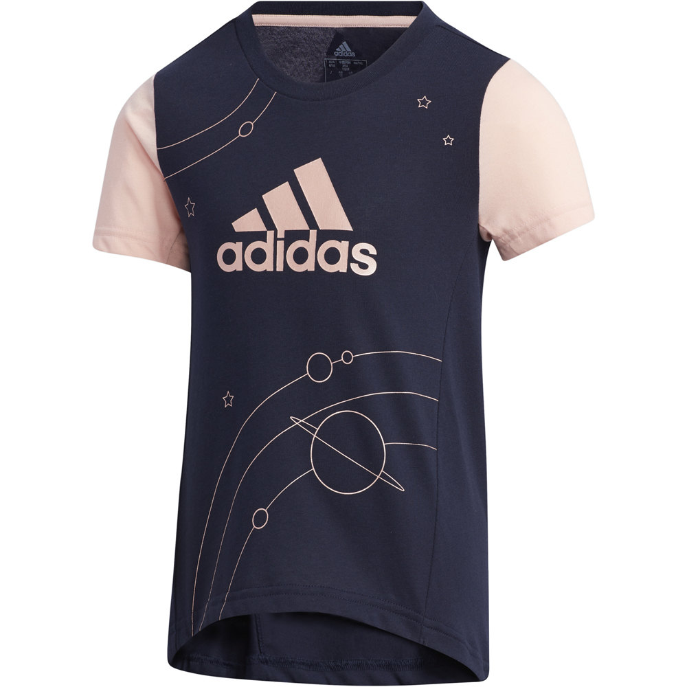 adidas camiseta junior niña LG PES TEE vista frontal