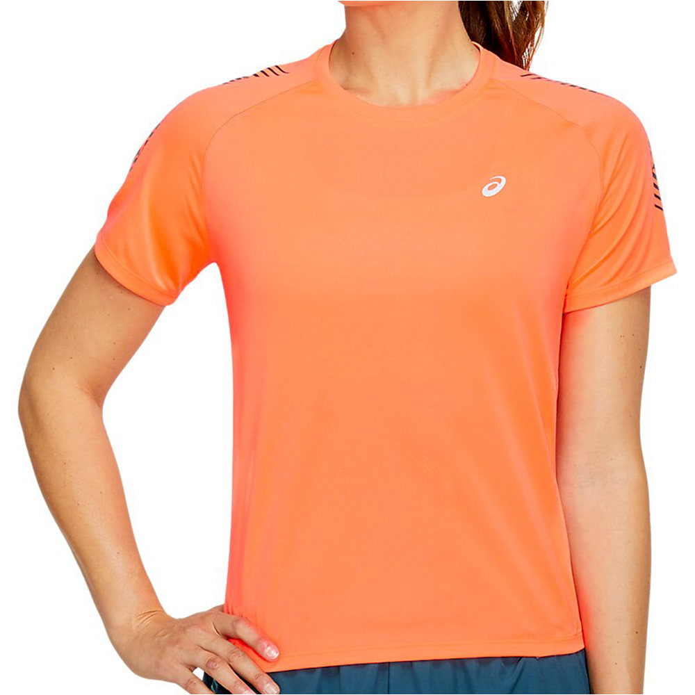 Asics camiseta entrenamiento manga corta mujer ICON SS TOP vista detalle