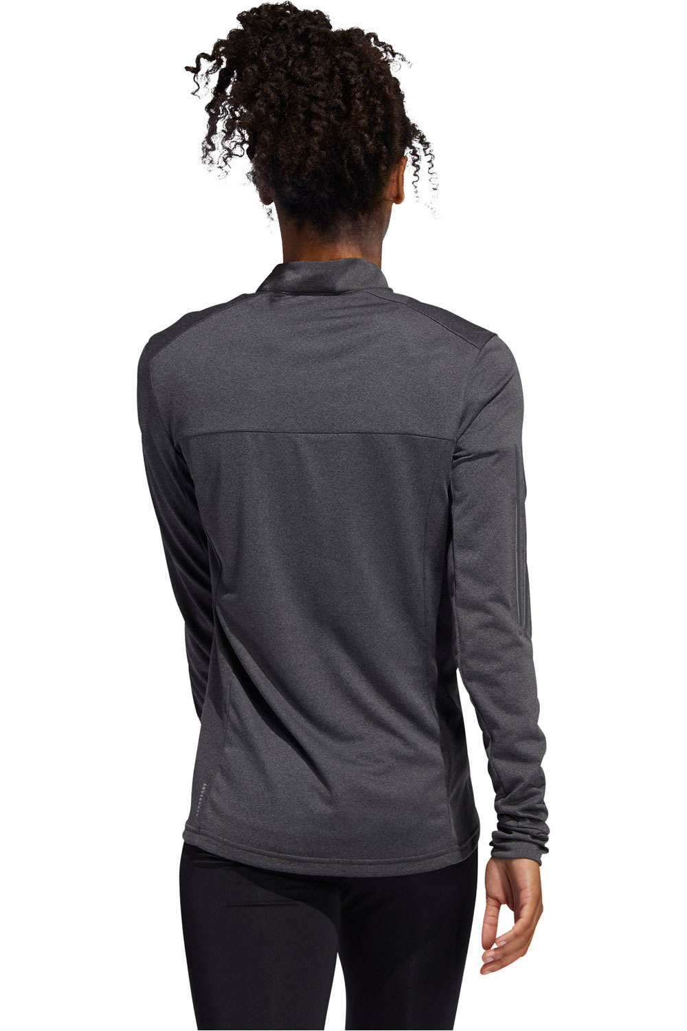 adidas camiseta técnica manga larga mujer OTR 1/2 ZIP W vista trasera