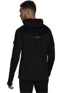 adidas camiseta técnica manga larga hombre WARM HOOD vista trasera