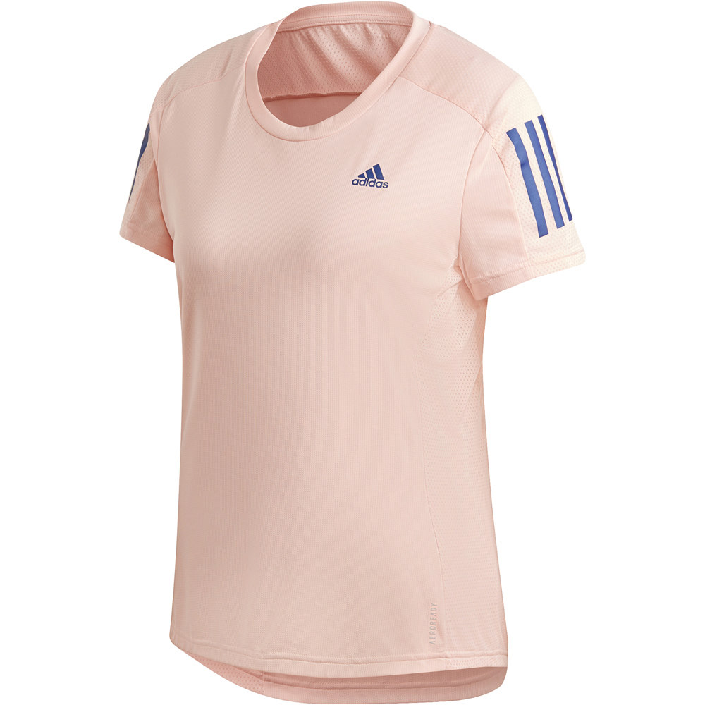 adidas camiseta entrenamiento manga corta mujer OWN THE RUN TEE vista frontal