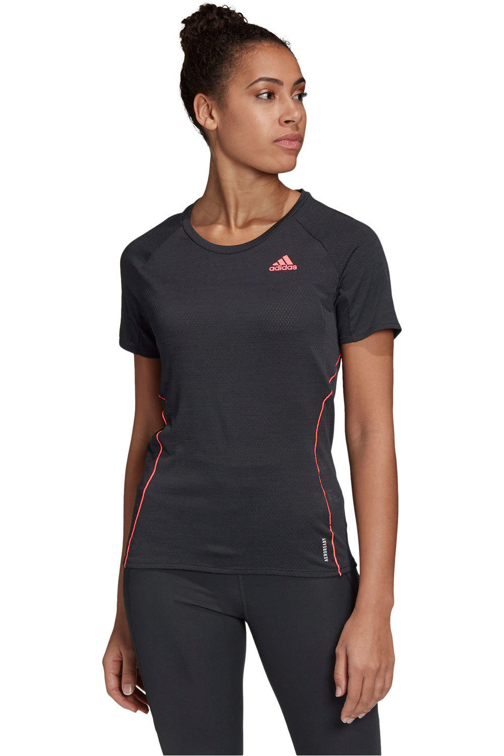 adidas camiseta entrenamiento manga corta mujer ADI RUNNER TEE vista frontal