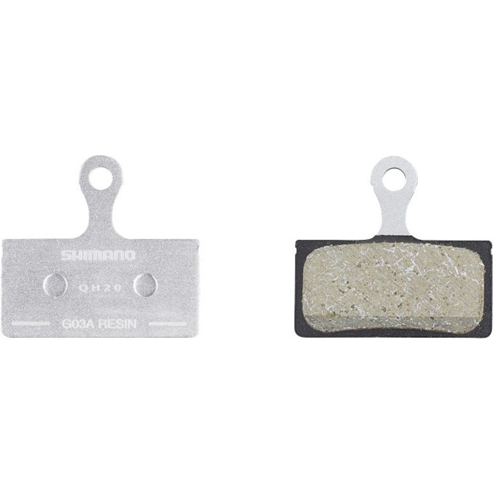Shimano pastillas discos y accesorios freno PASTILLAS RESINA M9000/M8100/M8000/RS785 vista frontal