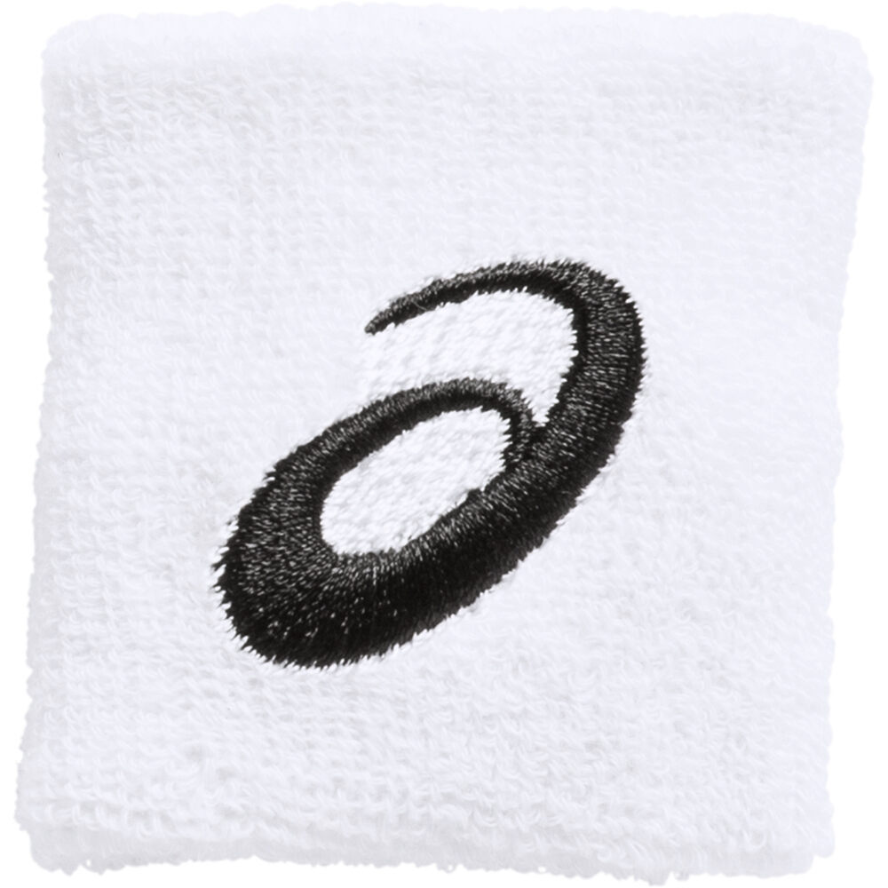 Asics wrist band muñequera tenis · Blanco