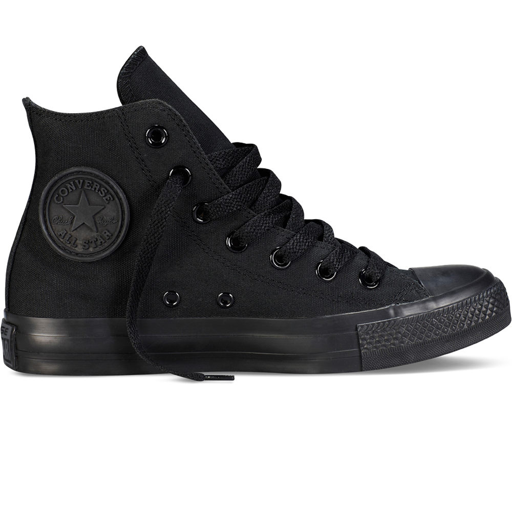 Chuck taylor all star classic zapatilla moda mujer Negro (37)
