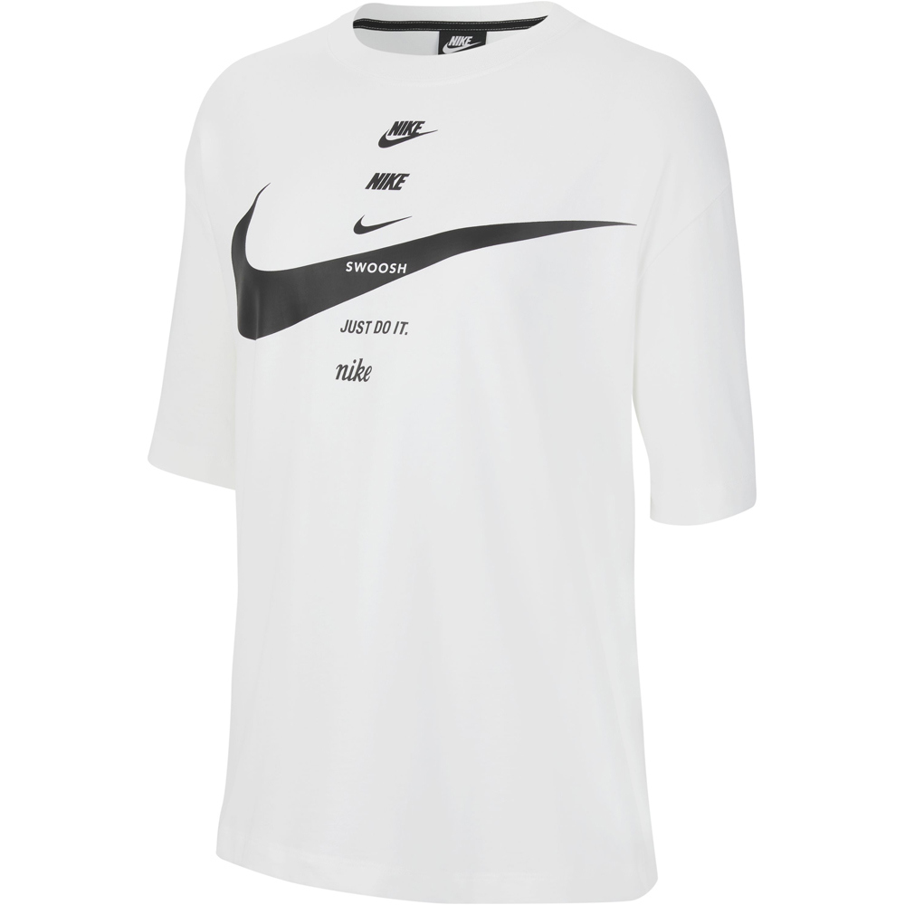 Nike camiseta manga corta mujer W NSW SWSH TOP SS vista frontal