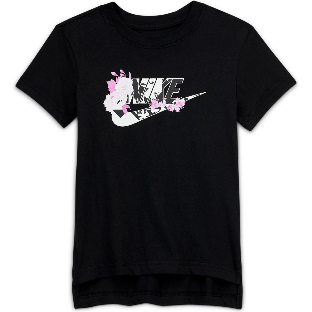 Nike camiseta manga corta niña G NSW TEE ICONCLASH DPTL vista frontal