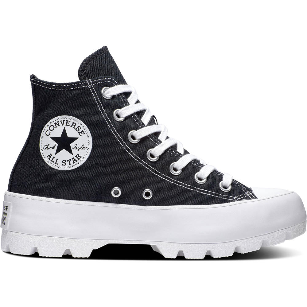 Converse zapatilla moda mujer CHUCK TAYLOR ALL STAR LUGGED CANVAS lateral exterior