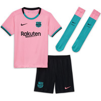 Nike equipación fútbol niño BARCELONA 21 LK NK BRT KIT 3R vista frontal