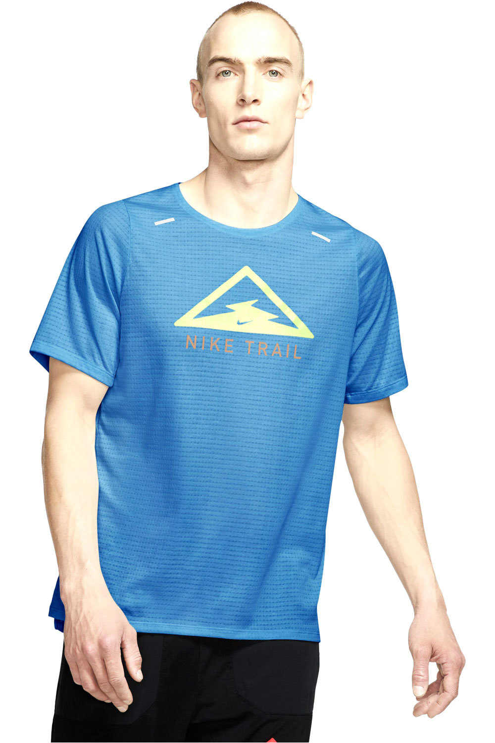 Nike camisetas trail running manga corta hombre M NK RISE 365 TOP SS TRAIL vista frontal
