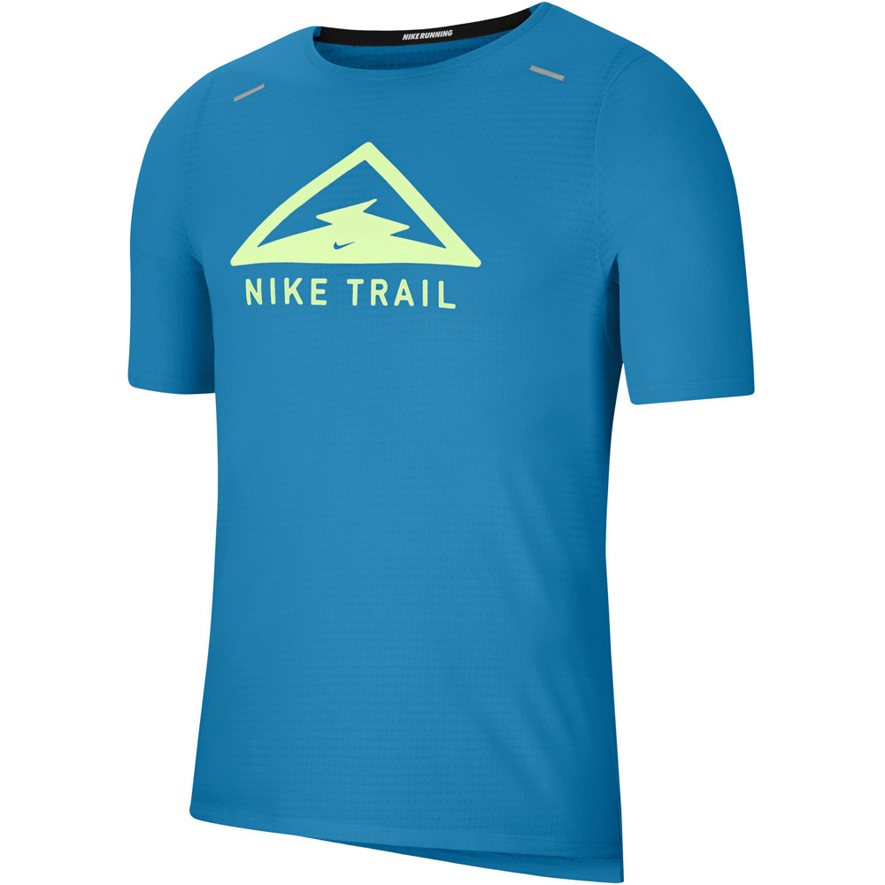 Nike camisetas trail running manga corta hombre M NK RISE 365 TOP SS TRAIL vista detalle