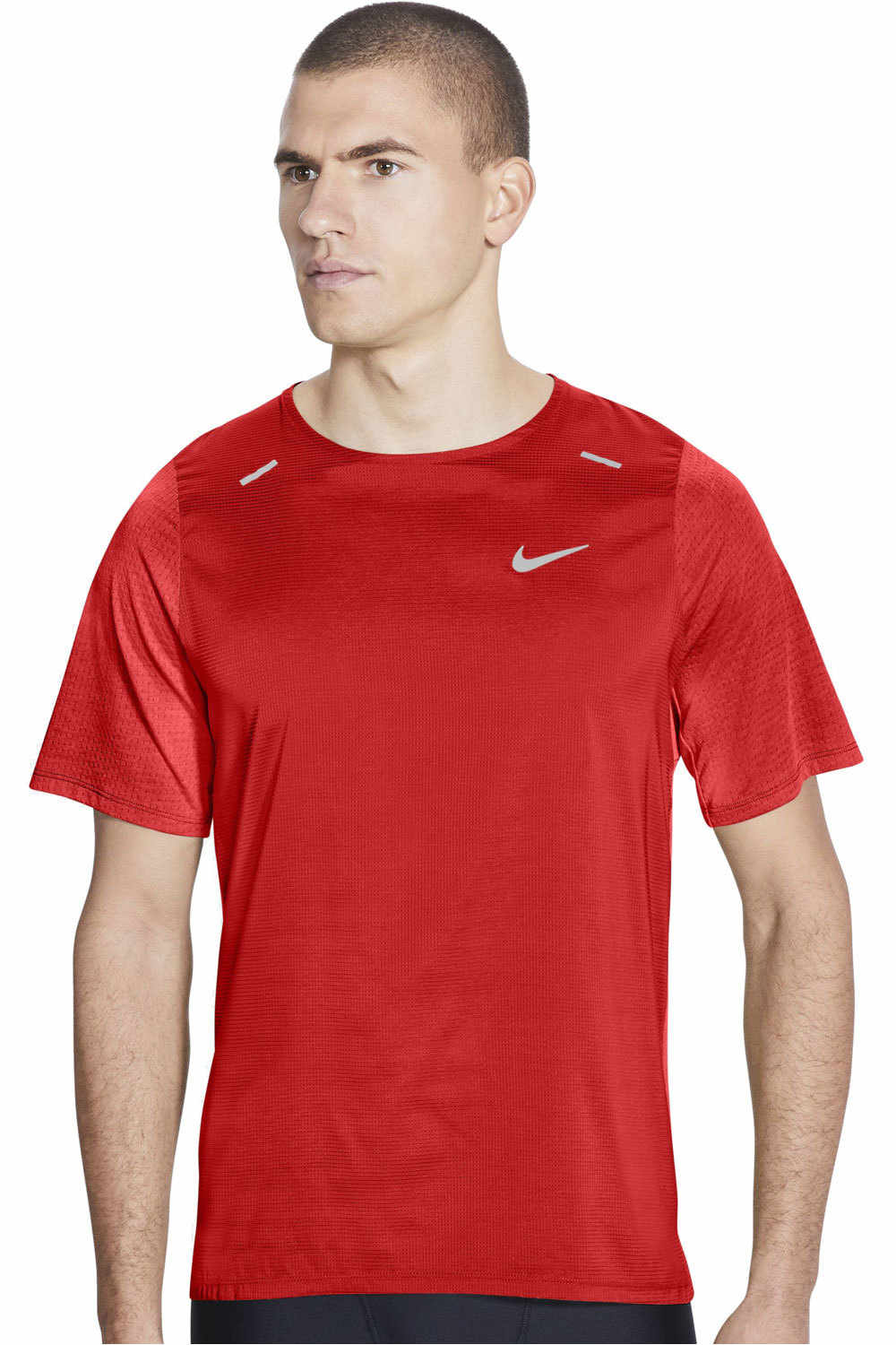 Nike camiseta técnica manga corta hombre M NK BRTHE RSE 365 TOP SS HYBR vista frontal