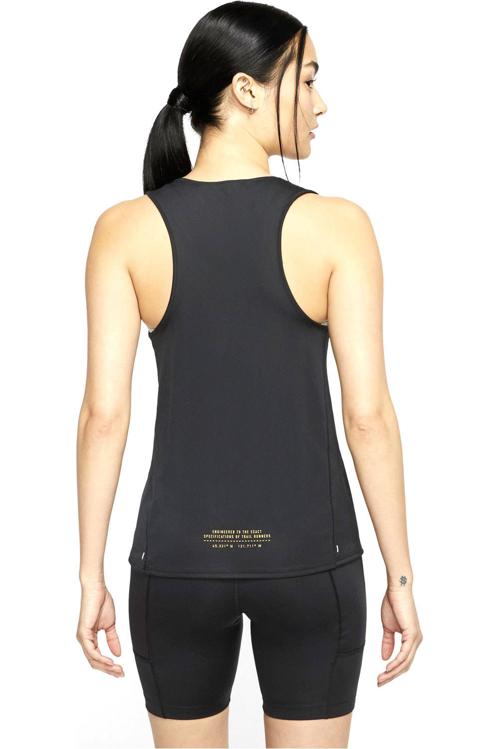 Nike camiseta tirantes running W NK CITY SLEEK TANK TRAIL vista trasera