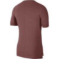 Nike camiseta fitness hombre M NK DRY TOP SS YOGA vista trasera