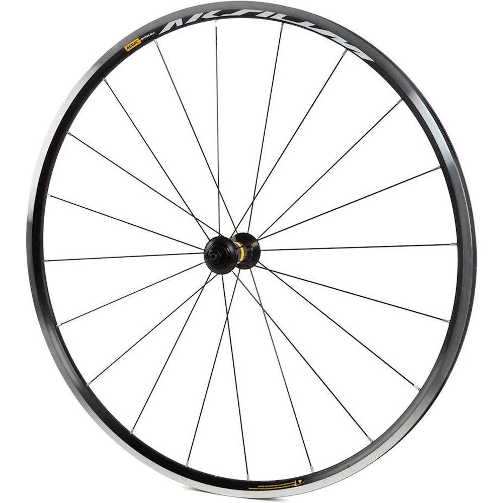 Mavic ruedas carretera Aksium 19 Ft Black Delantera vista frontal