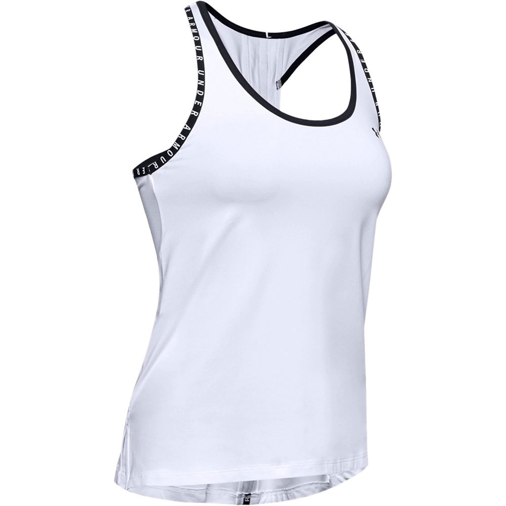 Under Armour camiseta tirantes fitness mujer UA KNOCKOUT TANK vista frontal