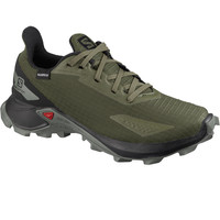 Salomon zapatilla trekking niño ALPHACROSS BLAST CSWP J lateral exterior