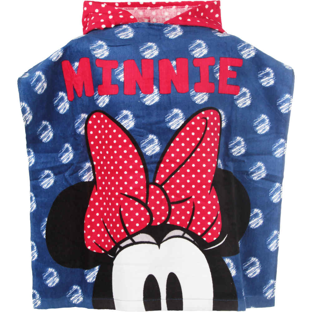 Sun City toallas playa infantil PONCHO MINNIE LUNARES AZ vista frontal