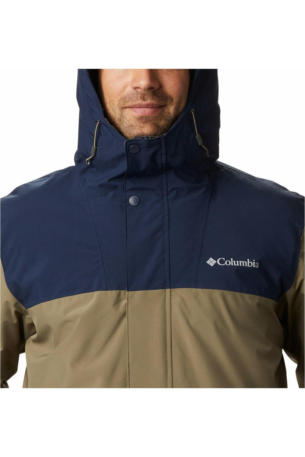 Columbia chaqueta impermeable insulada hombre Horizon Explorer  Insulated Jacket vista detalle