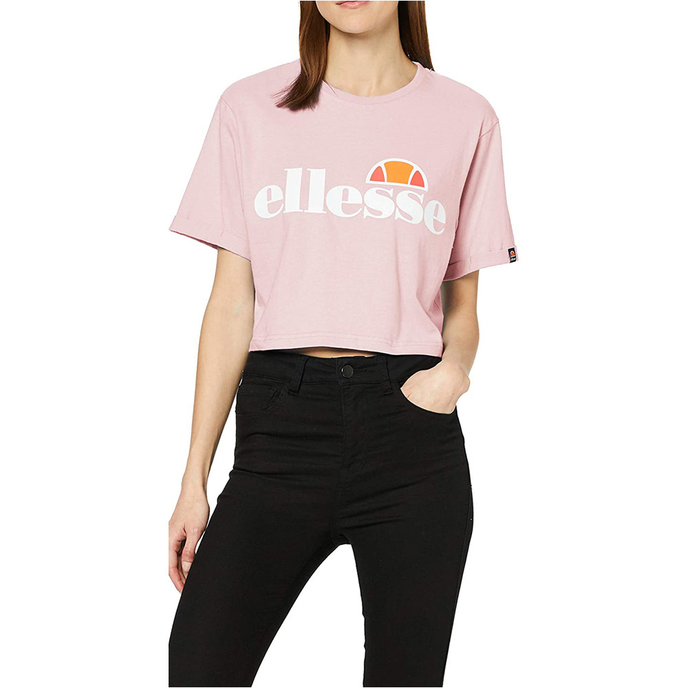 Ellesse camiseta manga corta mujer ALBERTA_crop tee shirt vista frontal