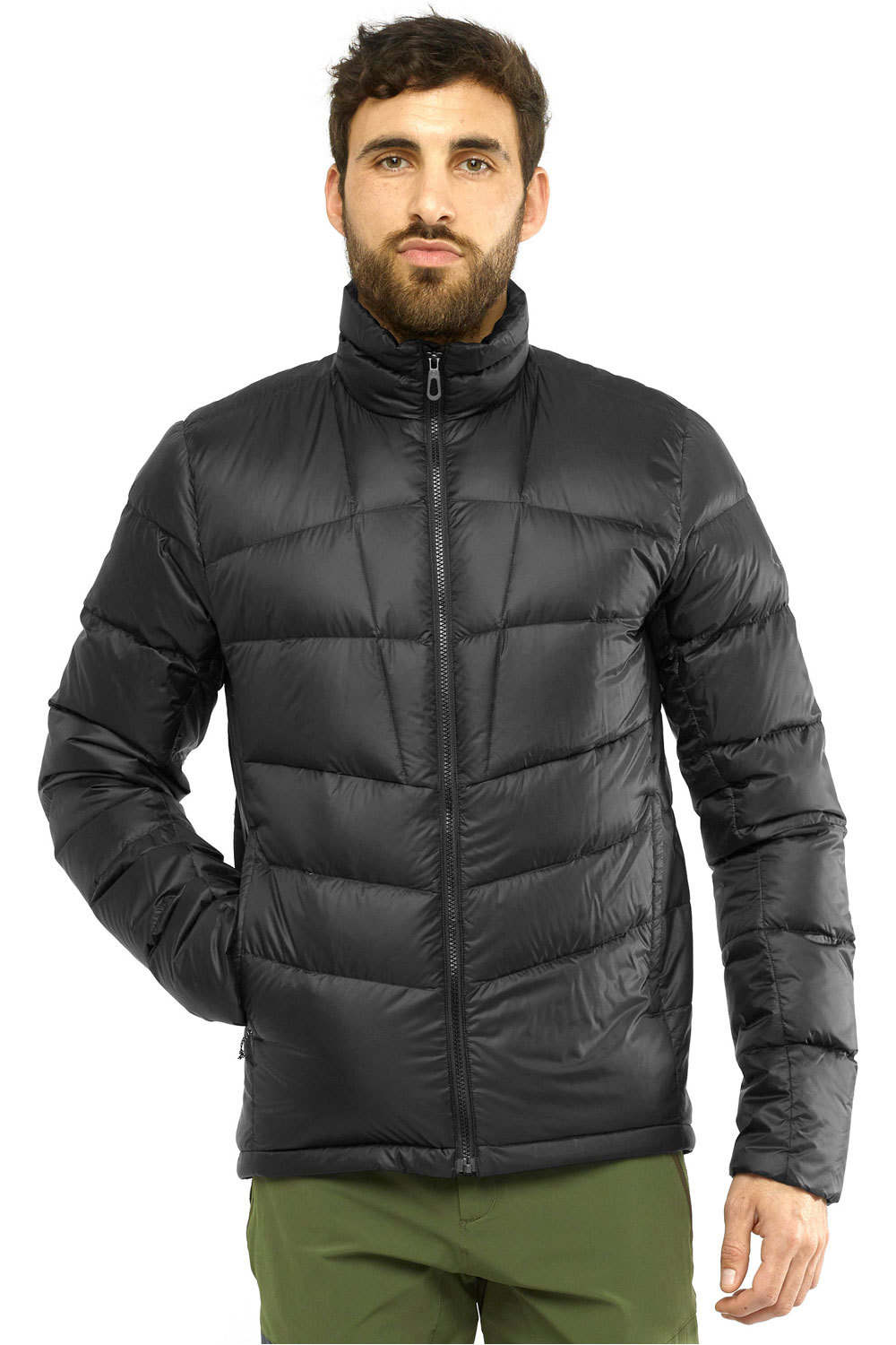 Transition down chaqueta outdoor hombre Negro
