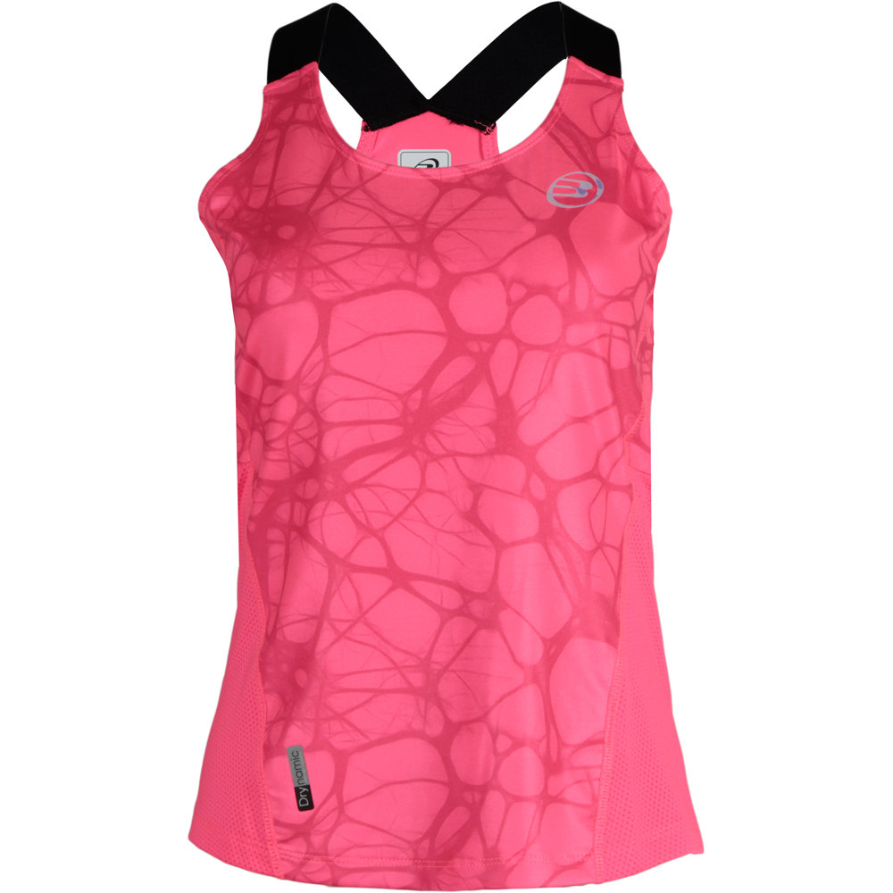 Bullpadel camiseta tenis manga corta mujer CAM ISAR RS vista frontal