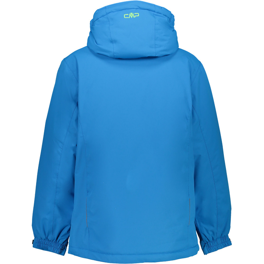 Cmp chaqueta impermeable niño _2_KID JACKET FIX HOOD AZVE vista trasera