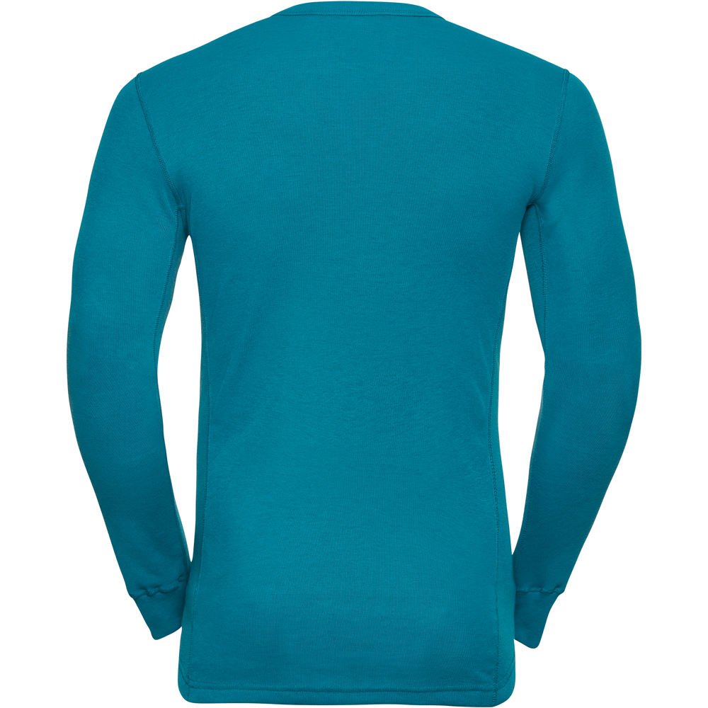 Odlo camiseta térmica manga larga hombre _3_BL TOP Crew neck l/s ACTIVE WARM AZ vista trasera