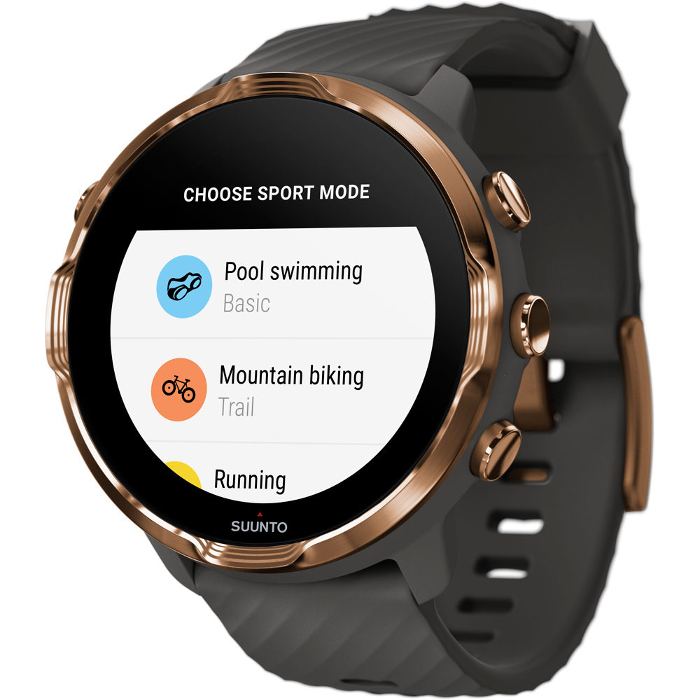 Suunto smartwatch SUUNTO 7 GRAPHITE COPPER 06