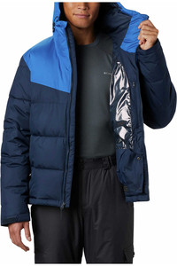 Columbia chaqueta esquí hombre ICELINE RIDGE JKT BLUE vista trasera