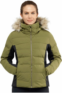 Salomon chaqueta esquí mujer STORMCOZY JACKET W OLIVE vista frontal