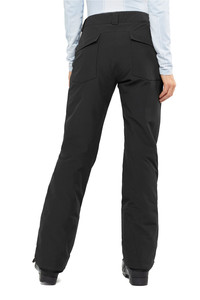 Salomon pantalones esquí mujer EDGE PANT W BLACK vista trasera